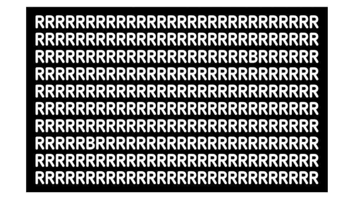 where is B hidden in the picture/